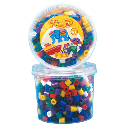 Artikelbild 3 für Hama® Bügelperlen mehrfarbig, Volltonfarben 600 St., Artikelnummer 192058