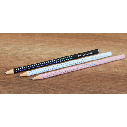 Artikelbild 6 für FABER-CASTELL Sparkle New Harmony Bleistifte B rose shadows, sky blue, schwarz, 3 St., Artikelnummer 278166