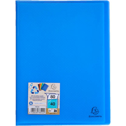 Artikelbild 8 für Exacompta Opak Sichtbuch DIN A4, 40 Hüllen hellblau, 1 St., Artikelnummer 680866
