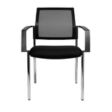 Artikelbild 1 für Topstar Besucherstühle BtoB 10 BB290A G200 schwarz Stoff, 2 St., Artikelnummer 374470