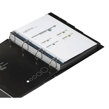 Artikelbild 3 für DURABLE Klemmschienen mit Abheftleiste transparent DIN A4 30 Blatt, 50 St., Artikelnummer 338160