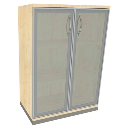 Artikelbild für fm Aktenschrank Sidney, 4260267329283 königsahorn, Acrylglas satiniert 2 Fachböden 80,0 x 44,2 x 113,3 cm, Artikelnummer 372013