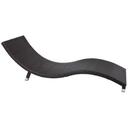 Artikelbild 5 für Garden Pleasure Sonnenliegen CARACAS braun Aluminium 2 St., Artikelnummer 311468