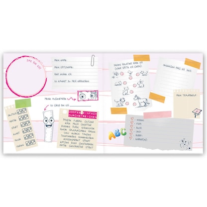 Artikelbild 3 für ROTH Freundebuch Einhornportrait ca. DIN A4 liniert, rosa Hardcover 64 Seiten, 1 St., Artikelnummer 580924