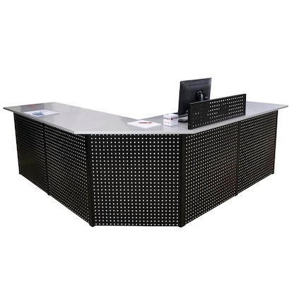 Artikelbild 6 für SCHULTE Thekenmodul MULTIplus Startmodul gerade, ohne Arbeitsplatte, lichtgrau, schwarz 105,6 x 78,0 x 100,7 cm, Artikelnummer 627279