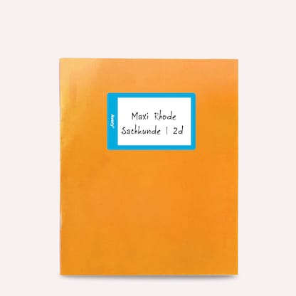 Artikelbild 4 für AVERY Zweckform Schuletiketten Rahmen, farblich sortiert, 8 Etiketten, Artikelnummer 588156