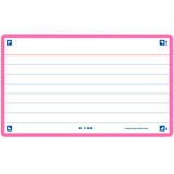 Artikelbild 1 für OXFORD Karteikarten FLASH 2.0 DIN A7 weiß, fuchsia liniert, 80 St., Artikelnummer 371478