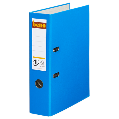 Artikelbild für bene No.1 Power Ordner blau Kunststoff 8,0 cm DIN A4, 1 St., Artikelnummer 420018