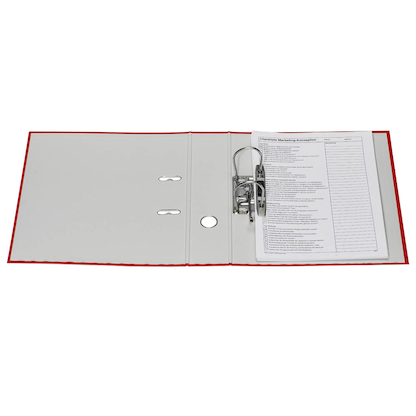 Artikelbild 6 für DONAU Klassik Ordner rot Karton 7,5 cm DIN A4, 1 St., Artikelnummer 183913