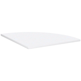 Artikelbild 1 für geramöbel Verbindungsplatte Flex weiß, dreieckig abgerundet 80,0 x 80,0 x 2,5 cm, Artikelnummer 881944