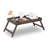 Artikelbild 1 für relaxdays Betttablett braun 64,0 x 31,0 cm, Artikelnummer 361242