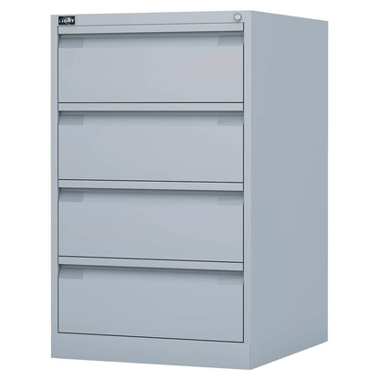 Artikelbild 2 für BISLEY ECO Karteischrank lichtgrau 4 Schubladen 57,0 x 62,2 x 91,5 cm, 1 St., Artikelnummer 380632