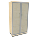 Artikelbild 1 für fm Aktenschrank Sidney, 4260267329290 königsahorn, Acrylglas satiniert 3 Fachböden 80,0 x 44,2 x 151,7 cm, Artikelnummer 372023