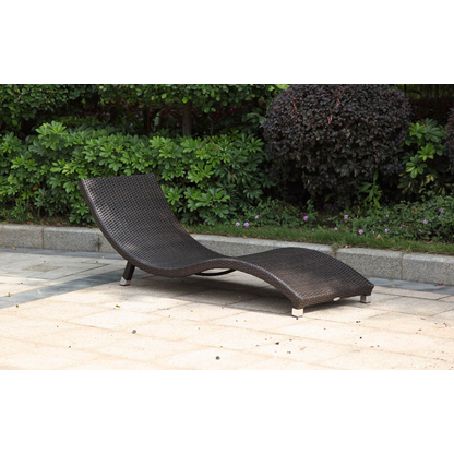 Artikelbild 2 für Garden Pleasure Sonnenliegen CARACAS braun Aluminium 2 St., Artikelnummer 309969