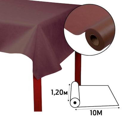 Artikelbild 3 für PROnappe Tischdecke braun 1,2 x 10,0 m, 4 Rollen, Artikelnummer 365449