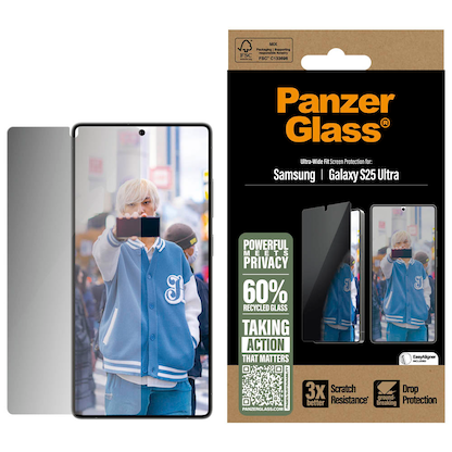 Artikelbild für PanzerGlass™ Display-Schutzglas für Samsung Galaxy S25 Ultra, Artikelnummer 525198