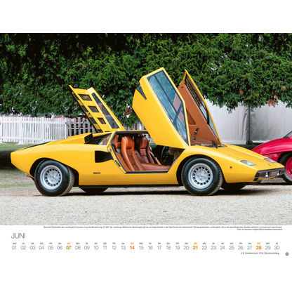 Artikelbild 7 für Heye Monats-Wandkalender LEGENDÄRE AUTOS 2026, 1 St., Artikelnummer 551196