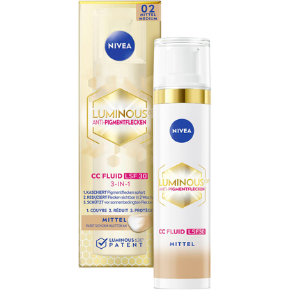 Artikelbild für NIVEA LUMINOUS630® 3in1 MITTEL Gesichtsfluid 40,0 ml, Artikelnummer 579908