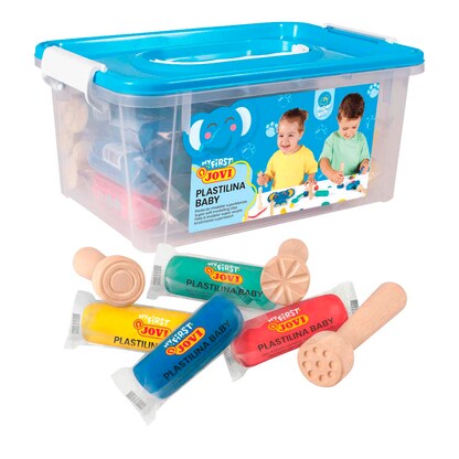 Artikelbild für JOVI Knete My First Plastilina Baby farbsortiert, 20 Farben je 38,0 g, Artikelnummer 321913