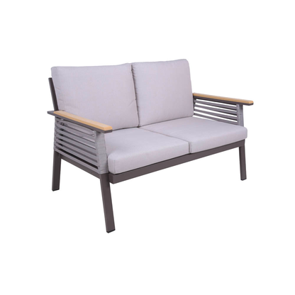 Artikelbild 2 für Garden Pleasure Loungegruppe DENIA beige, braun Metall, 12-teilig, Artikelnummer 544112