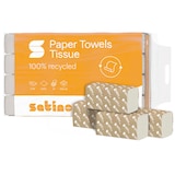 Artikelbild 1 für Satino Papierhandtücher 278541 HiCycle Interfold-Falzung 2-lagig 3.000 Tücher, Artikelnummer 808799