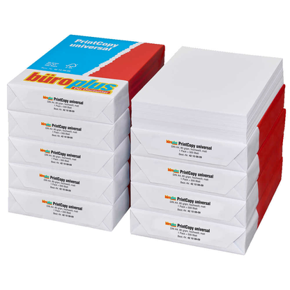 Artikelbild 9 für büroplus Kopierpapier PrintCopy universal DIN A4 80 g/qm 500 Blatt, Artikelnummer 421008