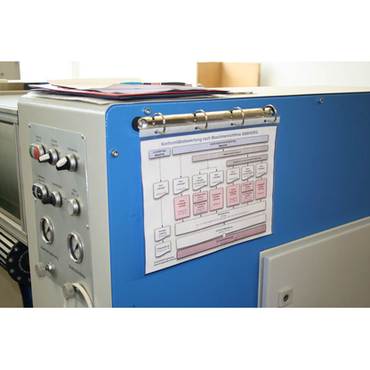 Artikelbild 5 für EICHNER Ringbuchmechanik DIN A4 silber magnetisch, 1 St., Artikelnummer 277733