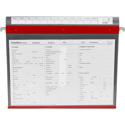Artikelbild 2 für BOI Patienten-Dokumentations-Hängemappe 4-Ringe PMH4R rot Boden: 2,5 cm, 1 St., Artikelnummer 666903