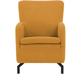 Artikelbild 1 für DOMO Collection Sessel Dallas dunkelgelb schwarz Stoff 68,0 x 82,0 x 93,0 cm, 1 St., Artikelnummer 764617