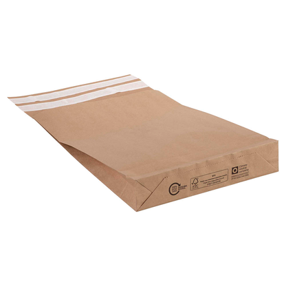 Artikelbild 3 für flexiPAK Faltentaschen classic Doppelfixverschluss ca. DIN D4 ohne Fenster braun mit 5,0 cm Falte, 300 St., Artikelnummer 260016