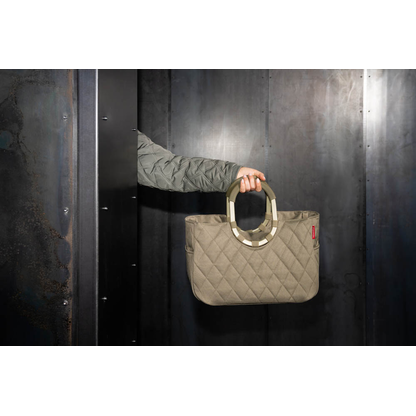 Artikelbild 4 für reisenthel® Einkaufskorb loopshopper M Kunstfaser frame rhombus olive, Artikelnummer 571343