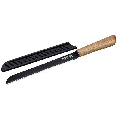 Artikelbild für NIROSTA Brotmesser Flow Fair schwarz, Klinge: 20,0 cm, 1 St., Artikelnummer 584309