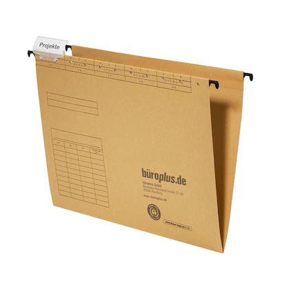 Artikelbild 3 für büroplus Hängemappen braun, 25 St., Artikelnummer 148585