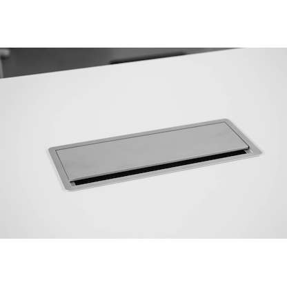 Artikelbild 3 für HAMMERBACHER Kabeldurchführung 30,0 cm silber, Artikelnummer 689808