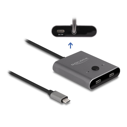 Artikelbild für DeLOCK 11500 8K USB-Switch 2-fach, Artikelnummer 106288