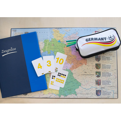 Artikelbild 9 für Idena Zeugnismappe DIN A4, 10 Hüllen blau/dunkelblau, 1 St., Artikelnummer 113328