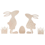 Artikelbild 1 für Rayher Bastelholz natur Osterfreunde zum Stellen, 1 Pack, Artikelnummer 153074