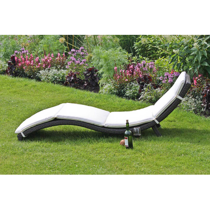 Artikelbild 5 für Garden Pleasure Sonnenliegen CARACAS braun Aluminium 2 St., Artikelnummer 309969