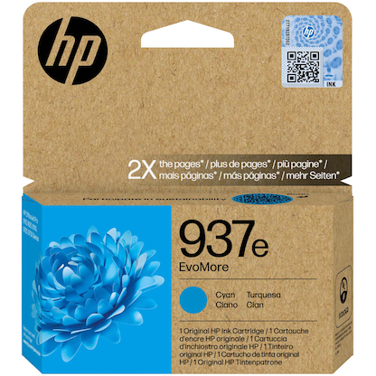 Artikelbild 2 für HP 937e(4S6W6NE) cyan Druckerpatrone, Artikelnummer 281909