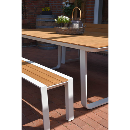 Artikelbild 2 für Garden Pleasure Sitzbank VENICE 305473 braun Metall 180,0 cm, Artikelnummer 544264