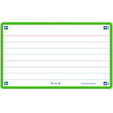 Artikelbild 1 für OXFORD Karteikarten FLASH 2.0 DIN A7 weiß, grün liniert, 80 St., Artikelnummer 371528