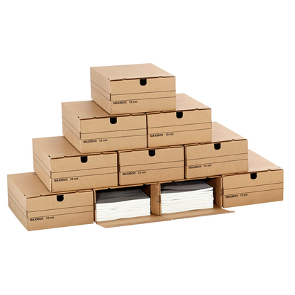Artikelbild für Top-Print Archivboxen braun 24,4 x 32,1 x 12,5 cm, 10 St., Artikelnummer 710988