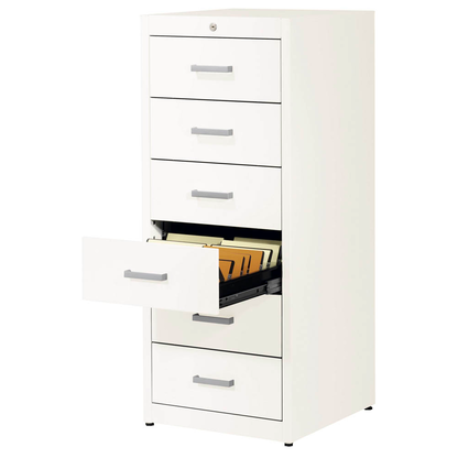 Artikelbild 5 für mauser client entry Karteischrank reinweiß 6 Schubladen 55,2 x 60,0 x 135,0 cm, 1 St., Artikelnummer 259491