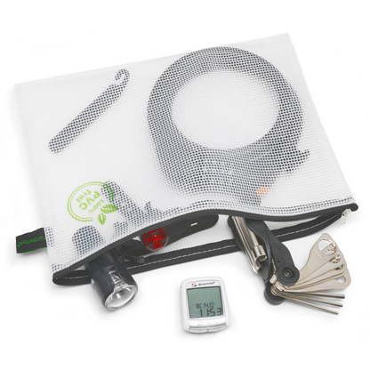 Artikelbild für FolderSys Reißverschlussbeutel DIN B5 transparent/schwarz 0,20 mm, 1 St., Artikelnummer 592537