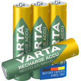 Artikelbild 1 für VARTA Akkus RECHARGE ACCU Recycled Ni-MH Micro AAA 800 mAh, 4 St., Artikelnummer 553822