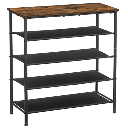 Artikelbild für VASAGLE Schuhregal braun, schwarz 75,0 x 30,0 x 91,0 cm, 1 St., Artikelnummer 260929