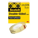 Artikelbild 1 für Scotch doppelseitiger Klebefilm transparent 12,0 mm x 22,8 m 1 Rolle, Artikelnummer 477426