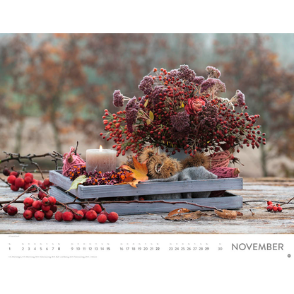 Artikelbild 12 für Heye Monats-Wandkalender Gartenparadies 2026, 1 St., Artikelnummer 551141