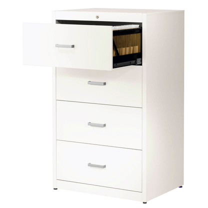Artikelbild 5 für mauser client entry Hängeregistraturschrank reinweiß 4 Schubladen 80,0 x 60,0 x 135,0 cm, 1 St., Artikelnummer 259198