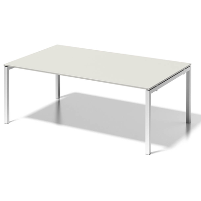 Artikelbild für BISLEY Konferenztisch Cito grauweiß, verkehrsweiß rechteckig, 4-Fuß-Gestell weiß, 200,0 x 120,0 x 74,0 cm, Artikelnummer 257358